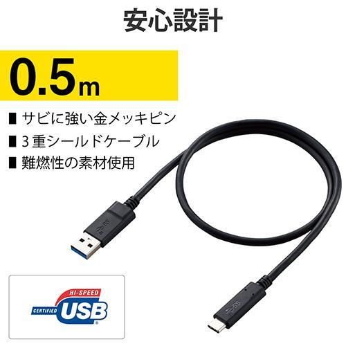 エレコム(ELECOM) DGW-U3AC05NBK(ブラック) カメラ接続用USB3.1ケーブル Type-Cタイプ 50cm｜tokka｜02