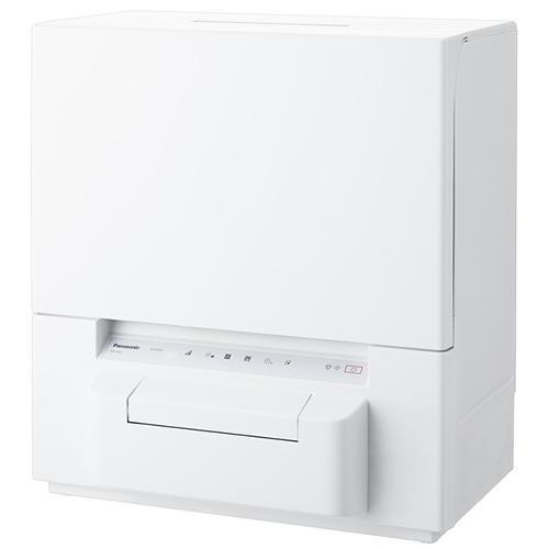 ss7944　パナソニック 食器洗い乾燥機 NP-TA1-W ホワイト 5人分Panasonic 食洗器 白 据え置き 卓上 前開き ファミリー向け 食器洗い機 乾燥機 酵素活性化洗浄 食器洗い乾燥機 中古 Panasonic（パナソニック） 【長期5年保証付】 NP-TSP1 ホワイト