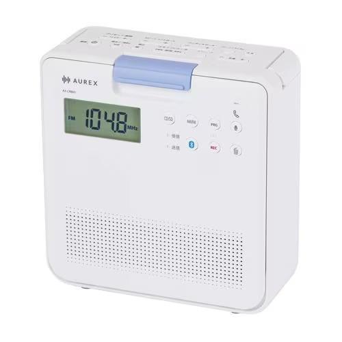 Aurex(オーレックス) AX-CRB60-W ホワイト コンパクトCDラジオ AC