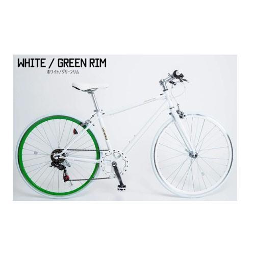 21Technology CL266 ホワイトグリーン 21テクノロジー(21Technology) CL266 ホワイト/グリーン クロスバイク