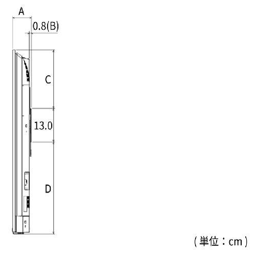 REGZA(レグザ) FPT-WA18 REGZA レグザ純正壁掛け金具 耐荷量 80kg以下