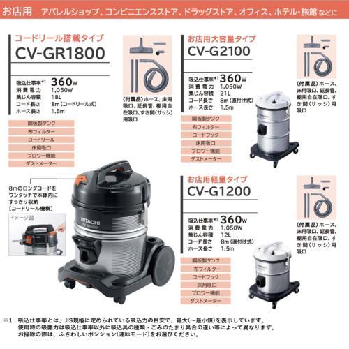 日立(HITACHI) CV-G2 業務用掃除機｜tokka｜06