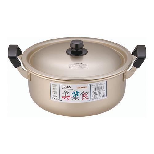 北陸アルミニウム AAZ0105 本しゅう酸 美菜食 両手鍋 24cm : 特価COM