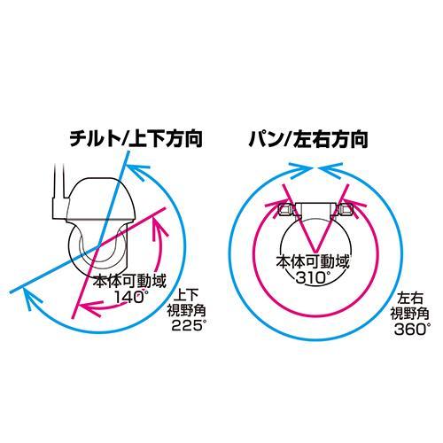 カシムラ(Kashimura) KJ-200(ブラック) スマートカメラ 防水/首振/高輝度｜tokka｜04