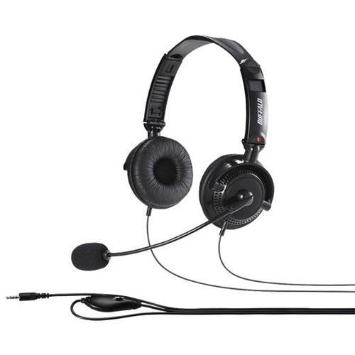 BUFFALO（バッファロー） BSHSHCS310BK ブラック 両耳ヘッドバンド式