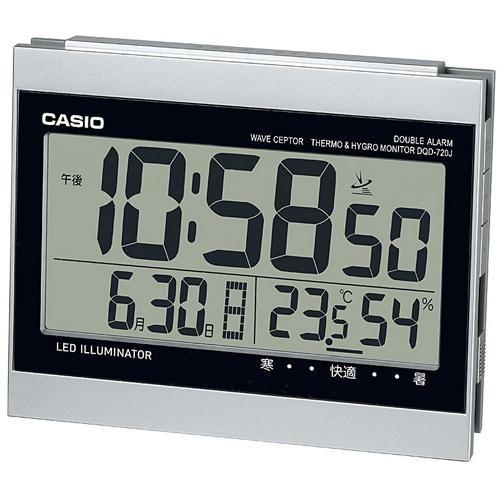 CASIO（カシオ） DQD-720J-8JF 温湿度計付き電波置き時計 : 特価COM