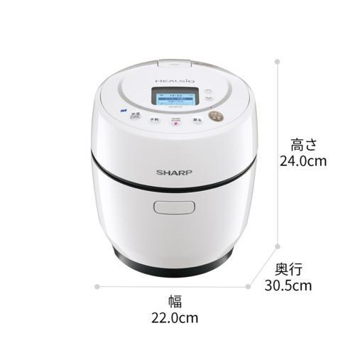 シャープ(SHARP) KN-HW10G-W ホワイト 水なし自動調理鍋 ヘルシオ