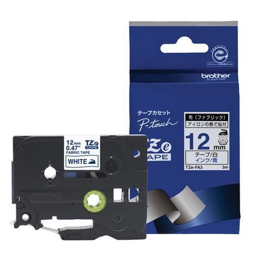 ブラザー工業 ブラザー(brother) TZe-FA3 ピータッチ 布テープ ブラザー工業 ブラザー(brother) TZe-FA3 ピータッチ 布テープ