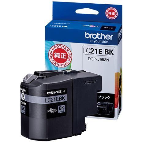 ブラザー工業 ブラザー(brother) LC21EBK 純正 インクカートリッジ 黒