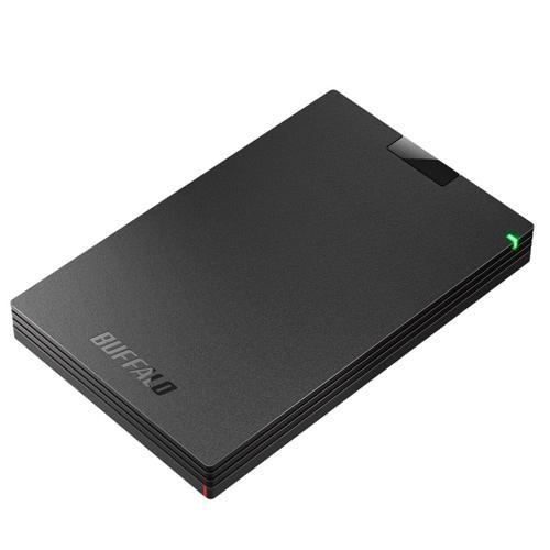 【2021?新作】 バッファロー(BUFFALO) 2TB ポータブルHDD ケーブル付属 Type-A USB & Type-C USB HD-PGAC2U3-BA(ブラック) HDD、ハードディスクドライブ