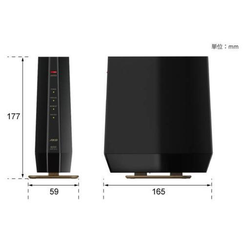 バッファロー(BUFFALO) WSR-6000AX8P-MB(マットブラック) Wi-Fi バッファロー(BUFFALO) WSR-6000AX8P-MB(マットブラック) Wi-Fi