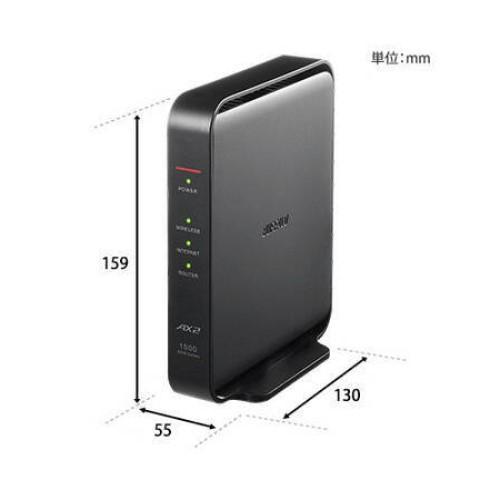 バッファロー(BUFFALO) WSR-1500AX2L AirStation Wi-Fi 6対応 バッファロー(BUFFALO) WSR-1500AX2L AirStation Wi-Fi 6対応
