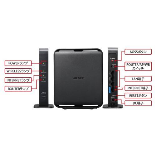 バッファロー(BUFFALO) WSR-1500AX2L AirStation Wi-Fi 6対応 バッファロー(BUFFALO) WSR-1500AX2L AirStation Wi-Fi 6対応