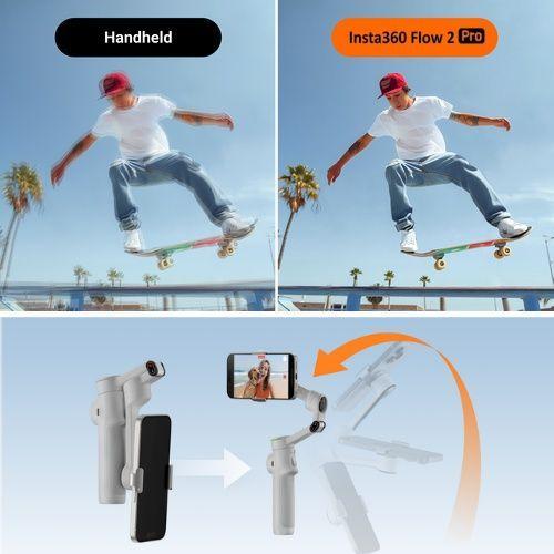 Insta360 Flow2 Pro(サミット・ホワイト) スマートフォン用AI Insta360 Flow2 Pro(サミット・ホワイト) スマートフォン用AI