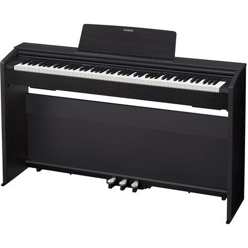 新作 【設置＋長期保証】CASIO(カシオ) PX-870-BK(ブラックウッド調) Privia(プリヴィア) 電子ピアノ 88鍵盤 アップライトピアノ