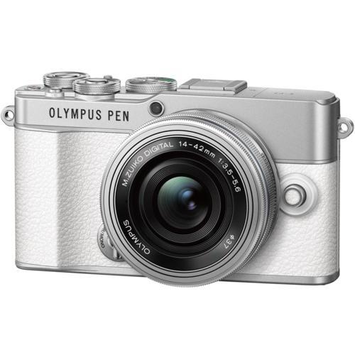 長期保証付】OM SYSTEM PEN E-P7 14-42mm EZ レンズキット(ホワイト 