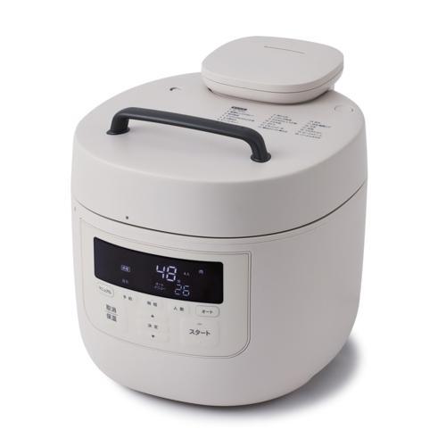 シロカsiroca SP-5D152-H 電気圧力鍋 5L グレー　新品未使用品 長期保証付】シロカ(siroca) SP-5D152-H グレー 電気圧力鍋 おうち