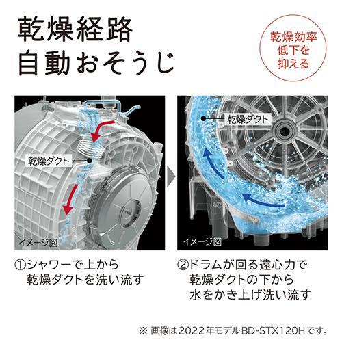 【標準設置料金込】【長期保証付】洗濯機 日立 BD-SG110JL W 11kg ドラム式 ホワイト 左開き 洗濯11kg/乾燥6kg｜tokka｜04