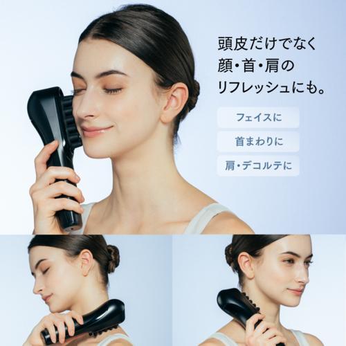 【長期保証付】マイトレックス(MYTREX) MYTREX VIDO マイトレックス ビドー 横振動モーションブラシ ヘッドスパ MTVD22-B ブラック ヘッドマッサージャーの画像
