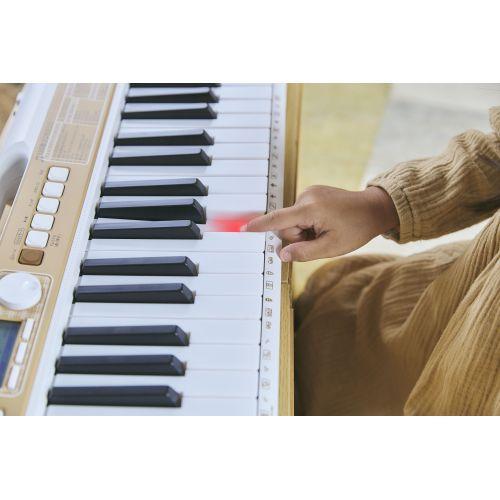 長期保証付】CASIO(カシオ) LK-340 ホワイト Casiotone 光
