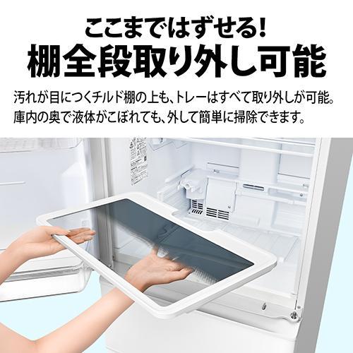 【標準設置料金込】【長期5年保証付】シャープ(SHARP) SJ-PW37K-W(マットオフホワイト) 3ドア冷蔵庫 どっちもドア 374L 幅600mm｜tokka｜13