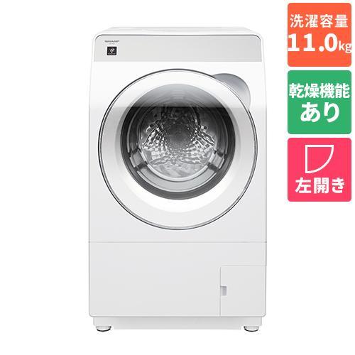 SHARP 洗濯乾燥機 ES-PW11D ホワイト プラズマクラスター Amazon | シャープ SHARP 洗濯機 洗濯乾燥機 ガラストップ 穴なし槽