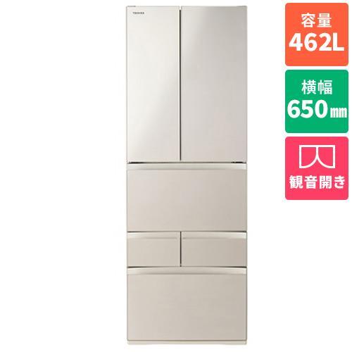 標準設置料金込】東芝(TOSHIBA) GR-A460FH-EC サテンゴールド FH 