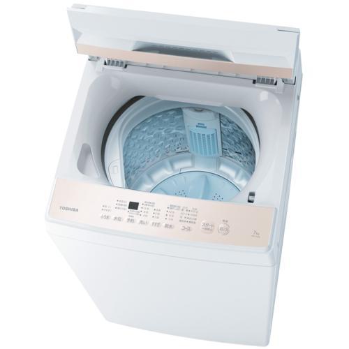 設置】東芝(TOSHIBA) AW-7GM4(W) ピュアホワイト 全自動洗濯機 洗濯7kg
