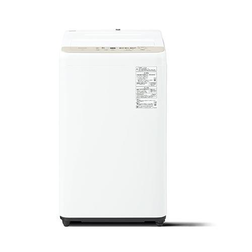 設置】パナソニック(Panasonic) NA-F7B5-C ライトベージュ 全自動洗濯