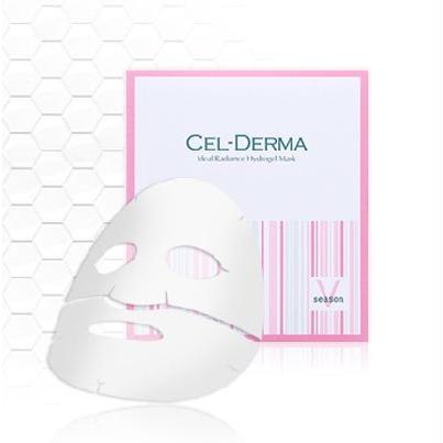 韓国コスメ CEL-DERMA Ideal Radiance ハイドロゲルマスク 4枚セット
