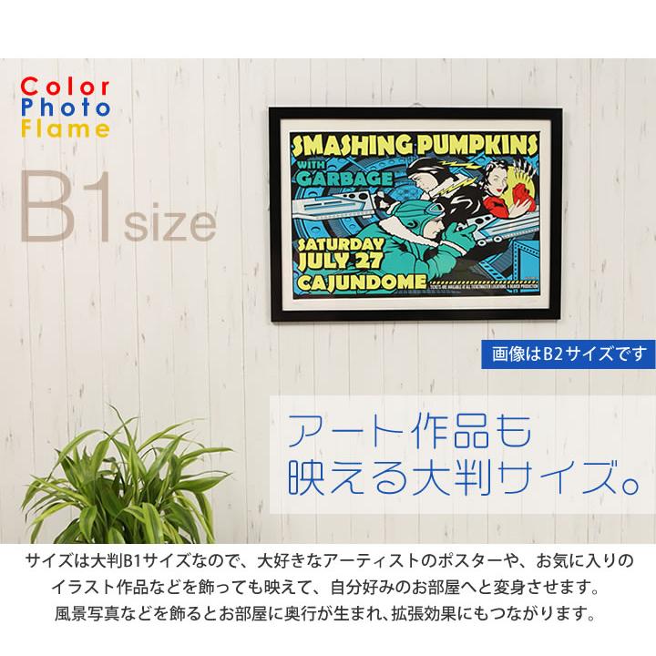 B1サイズ 728×1030mm 額縁 ポスターフレーム パネル カラフルポスター