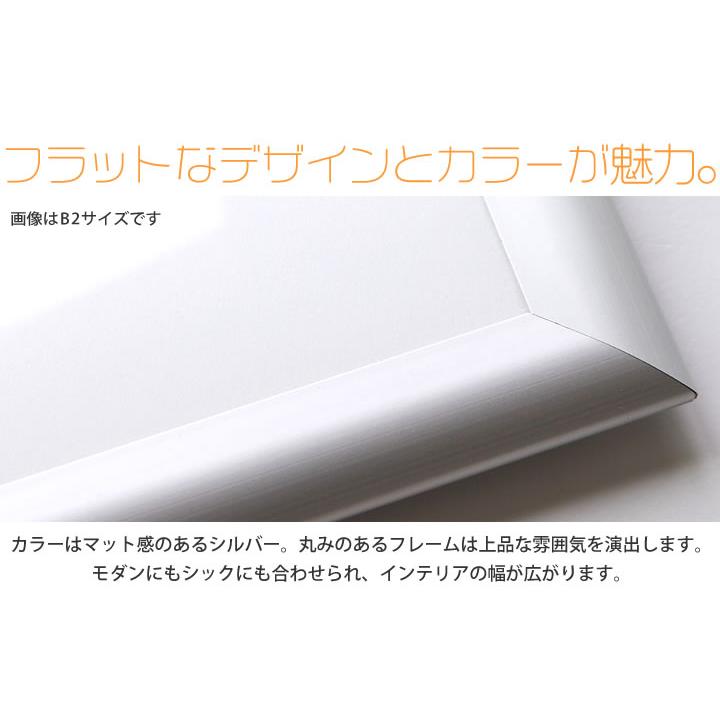 A1サイズ 594×841mm 額縁 ポスターフレーム パネル 曲面がきれいな