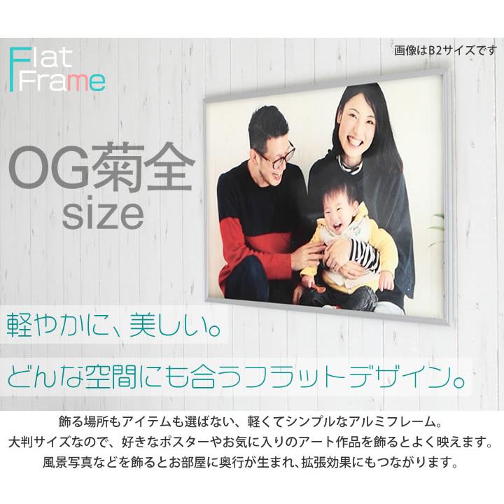 OG菊全サイズ 600×900mm 額縁 ポスターフレーム パネル 軽くて