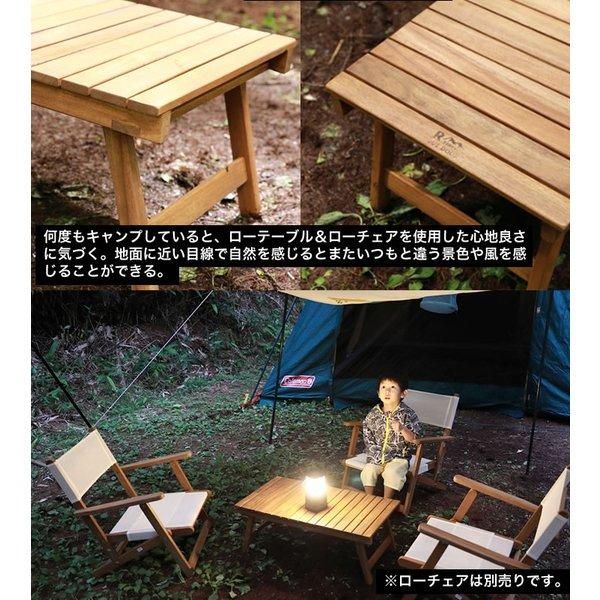 天然木 ローテーブル キャンプ 机 アウトドアテーブル 木製 