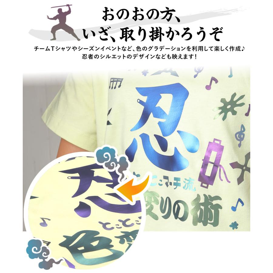   【完璧】 色変化アイロンシート 熱転写ラバーシート