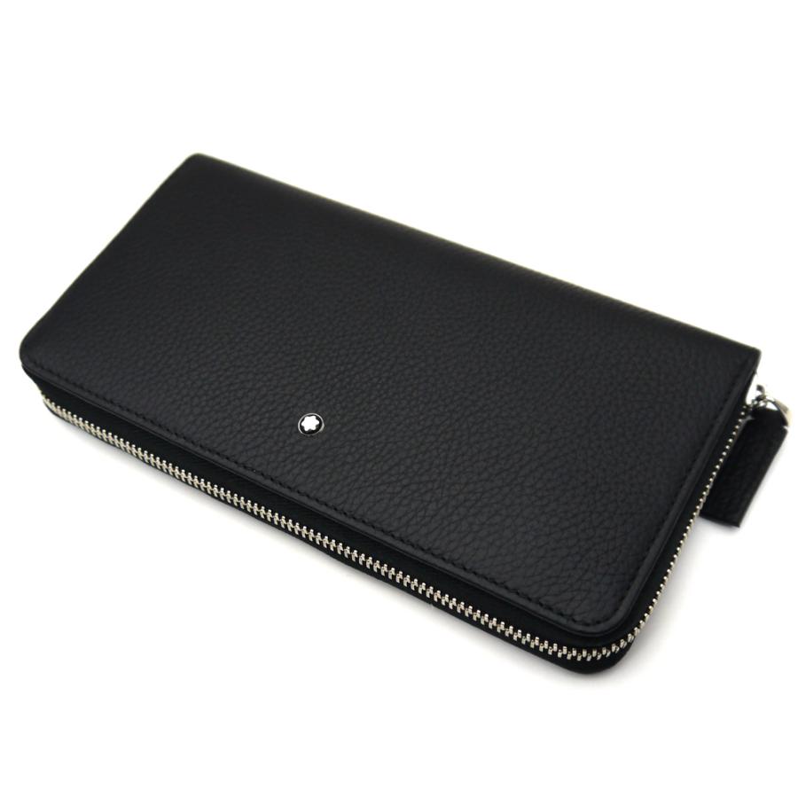 MONTBLANC（モンブラン） 長財布 ラウンド メンズ 114470 ブラック