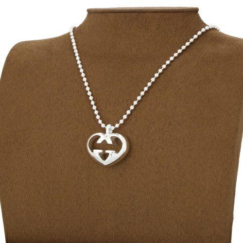 GUCCI（グッチ） ネックレス ハート GG ペンダント 246487 J8400 8106