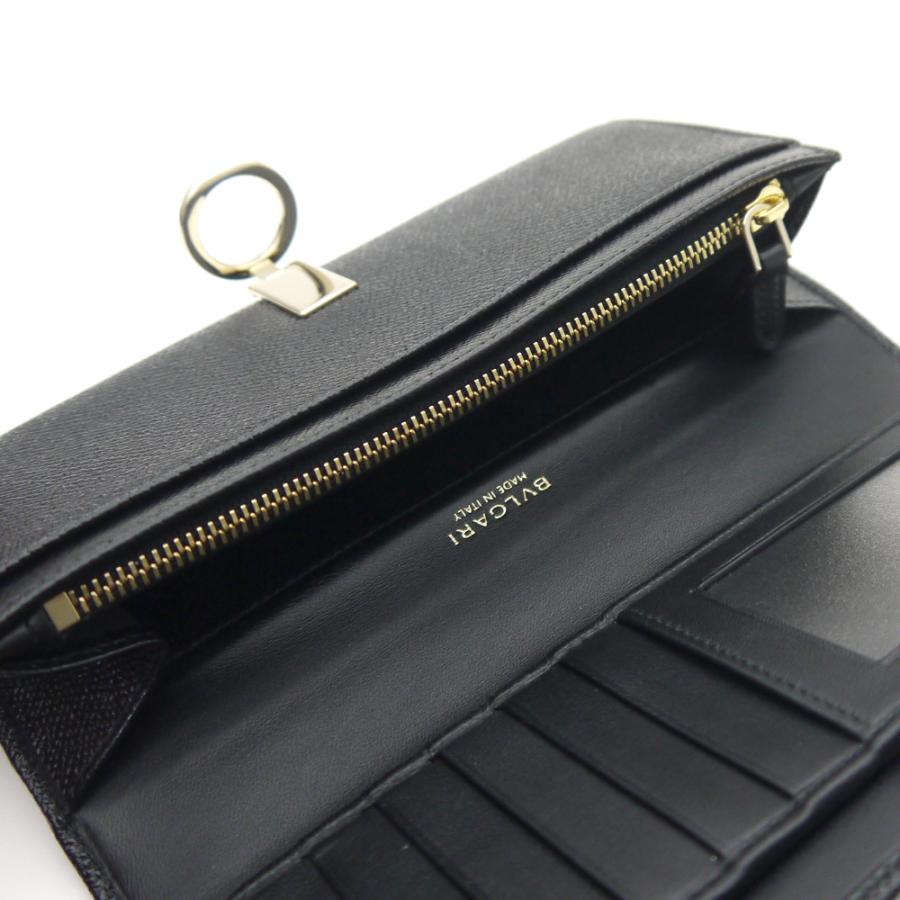 ブルガリ 長財布 BULGARI 282526 ブラックの画像