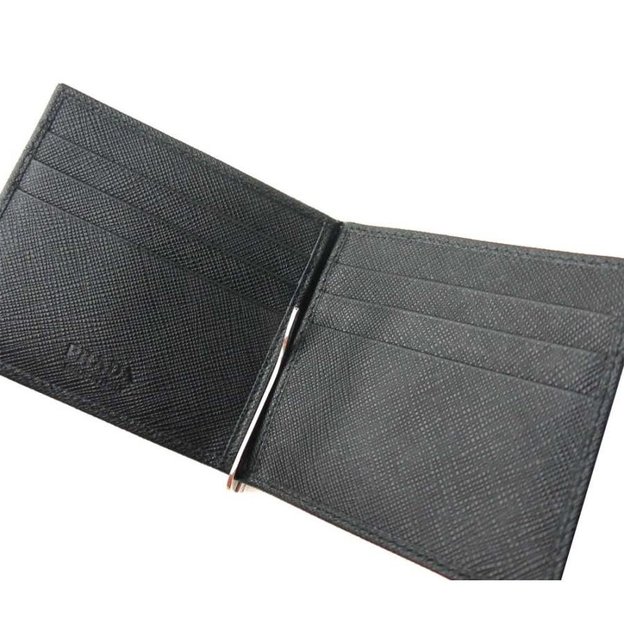 PRADA（プラダ） マネークリップ財布 2MN077 QHH F0002 ブラック