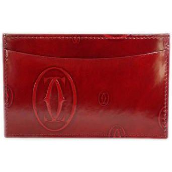 21年最新入荷 Cartier L バースデー ハッピー ボルドー 名刺入れ Cartier カルティエ カードケース Birthday Happy セール 財布 帽子 ファッション小物