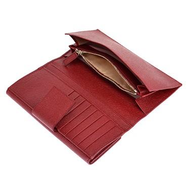 BVLGARI（ブルガリ） 長財布 Wホック BULGARI BULGARI 33744 レッド