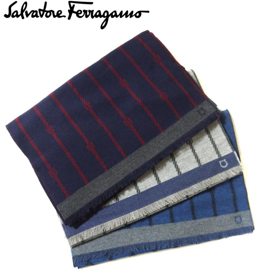 FERRAGAMO（フェラガモ） マフラー ストール メンズ 527939 計3色