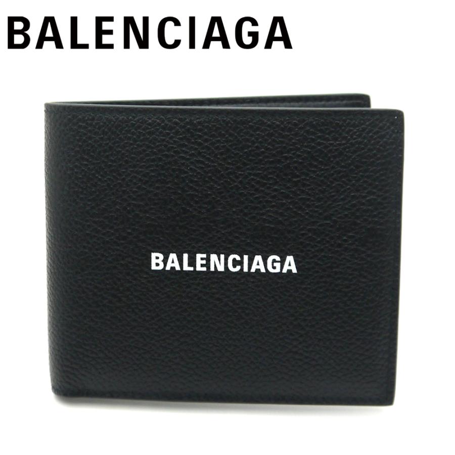 バレンシアガ 財布 二つ折りカード（小銭入れなし）メンズ 594549 1IZI3 1090 ブラック｜toko-putih
