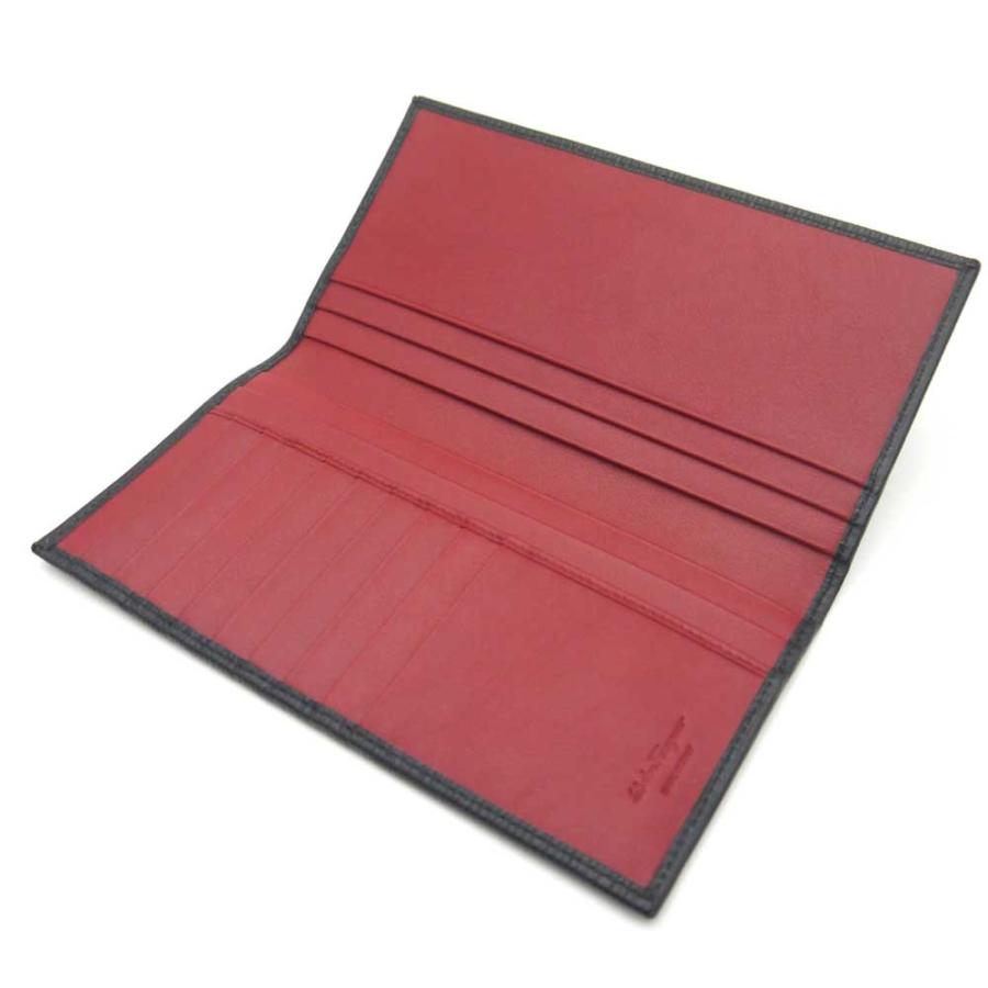 フェラガモ　メンズ　長財布　66-A071 NERO FERRAGAMO フェラガモ 長財布 メンズカード（小銭入れなし