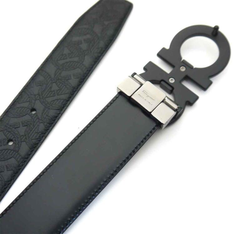 FERRAGAMO フェラガモ ベルト メンズリバーシブル 67-A254