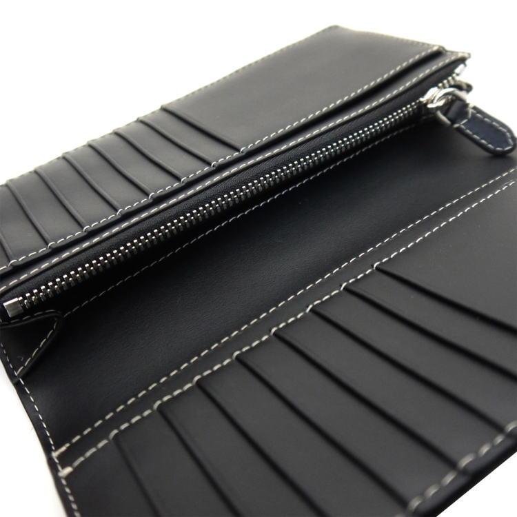 バーバリー 長財布 ファスナー小銭入れ付き メンズ 8052803 ダークバーチブラウンの画像