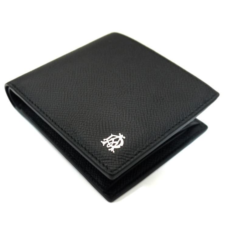 dunhill ダンヒル 財布 二つ折り小銭入れ付き カドガン F2C32CA