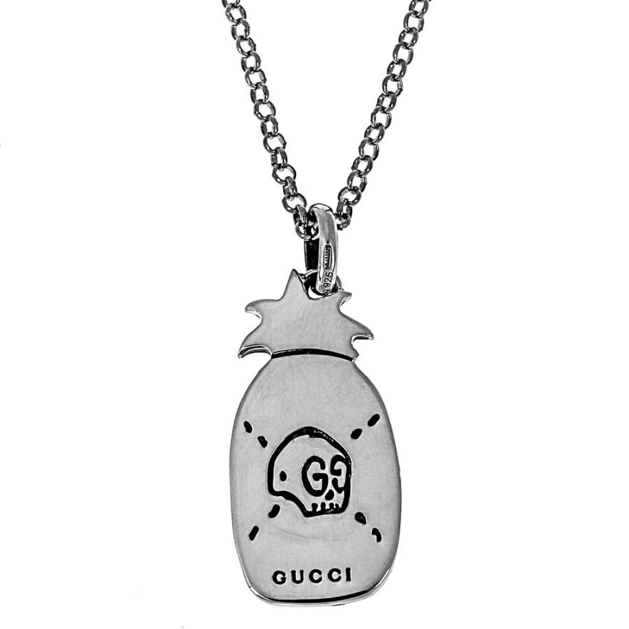 グランドセール J8400 0701 ゴースト ネックレス グッチ セール Gucci メンズアクセサリー