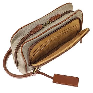 ハンティングワールド セカンドバッグ 7207-424 ECU/BEG/BRW 約　H16×W25