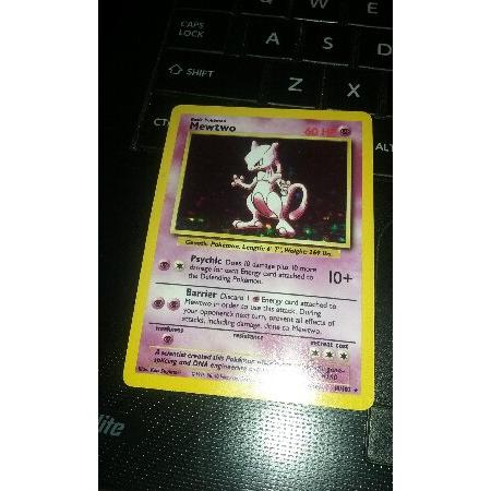 Pokemon Card 10/102 - MEWTWO (holo-foil)